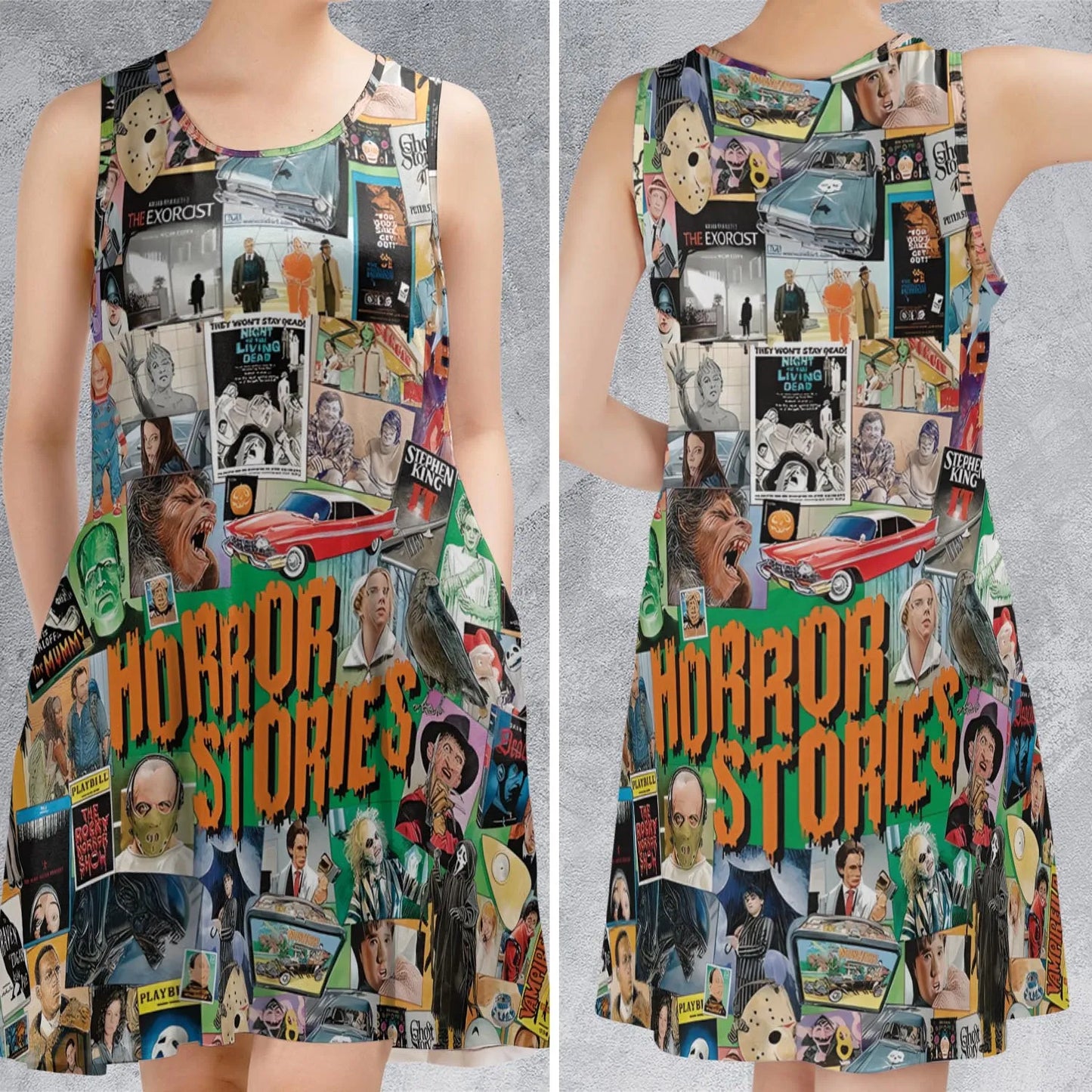 Sleeveless Dress - 6CP1WBQF