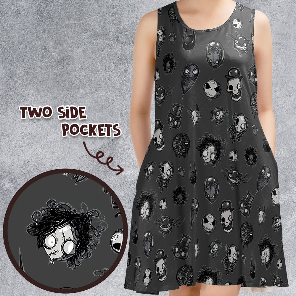 Sleeveless Dress - UKRUXE4E -  - 1