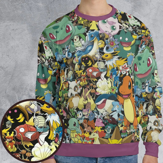 All-over Print Sweatshirt - QC8CRB76