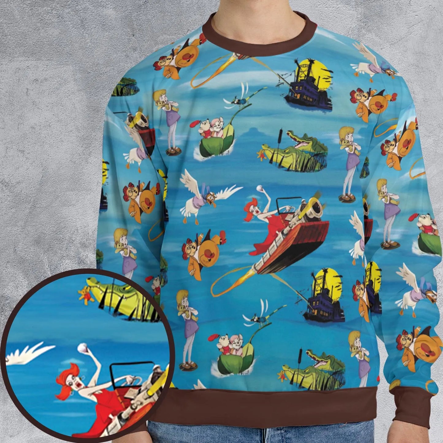 All-over Print Sweatshirt - US3FMAL9