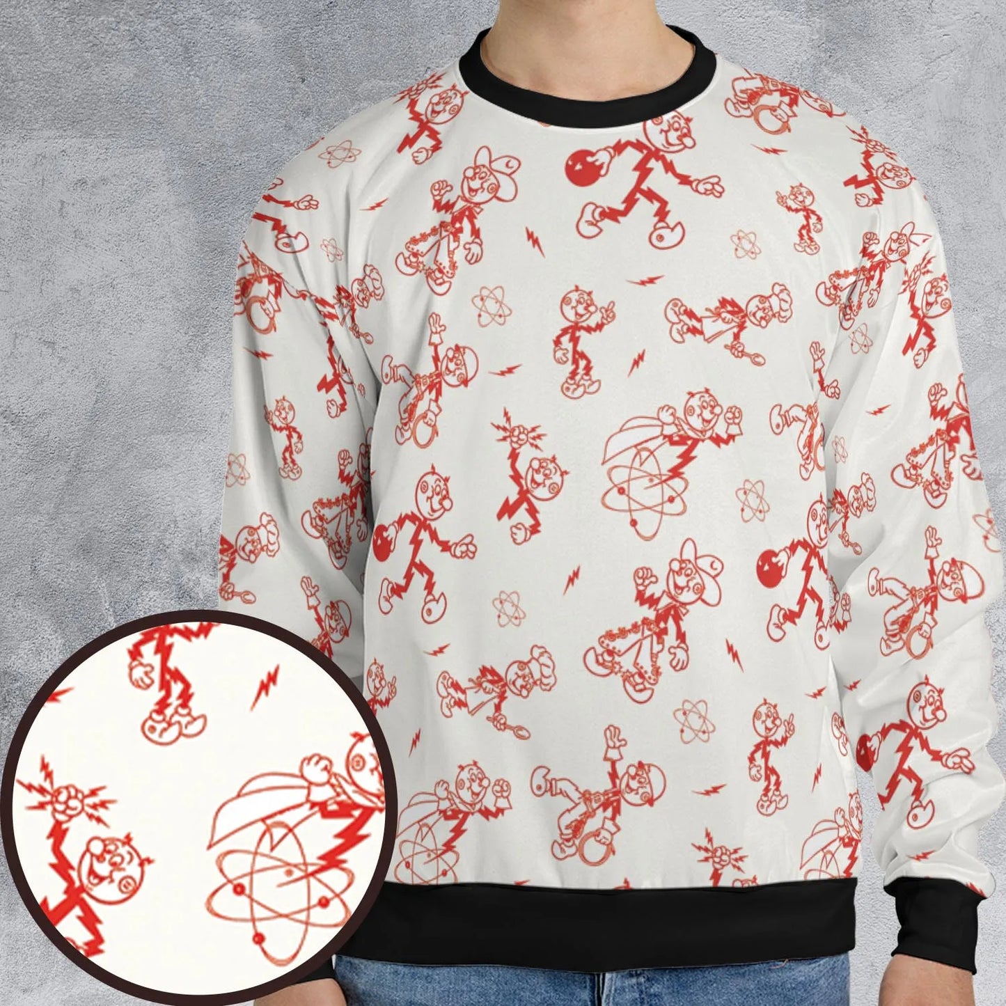 All-over Print Sweatshirt - BS9XZXB7