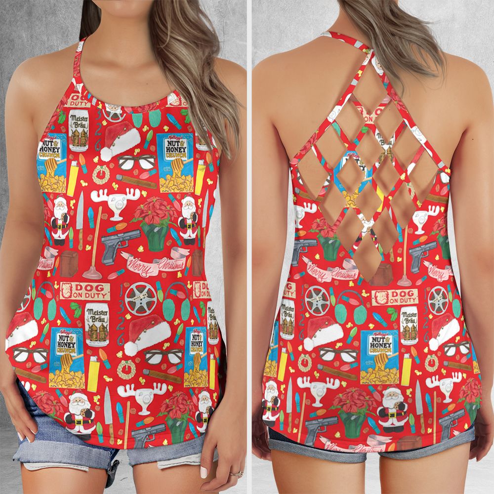 Criss Cross Tank Top - LZR5Y6KL -  - 1