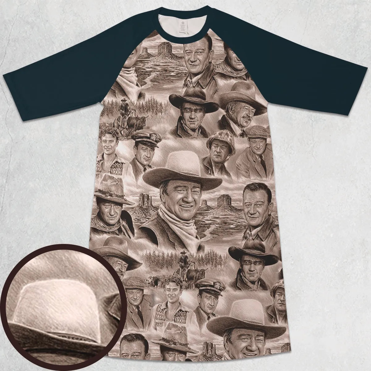 3/4 Sleeve Raglan Dress - CP5CGFJP