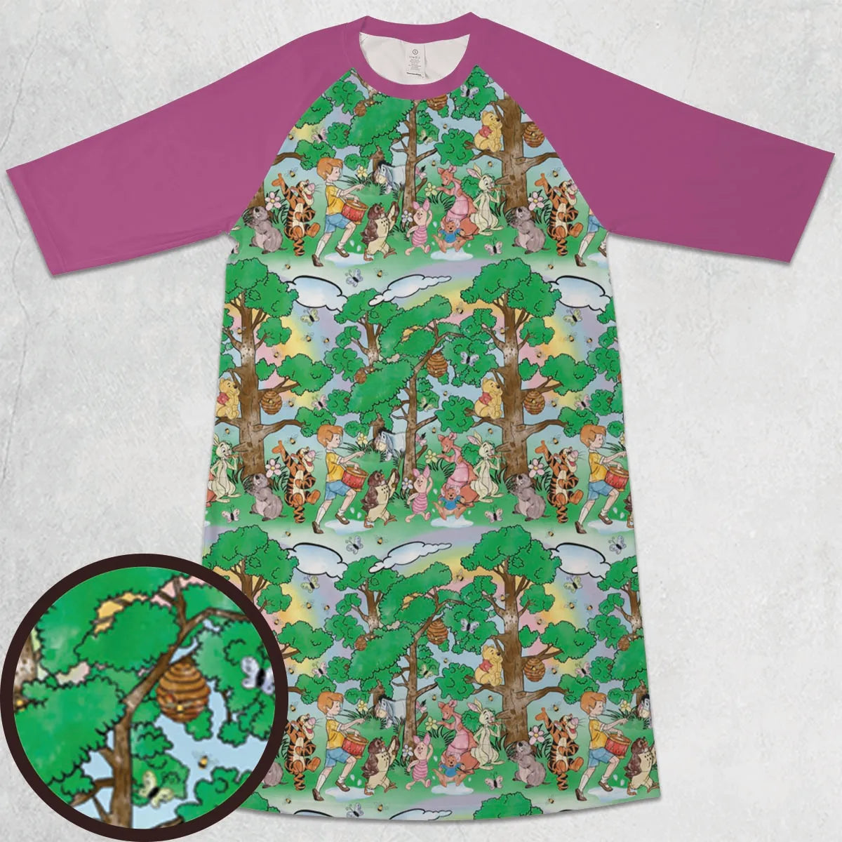3/4 Sleeve Raglan Dress - HUY4EXY2