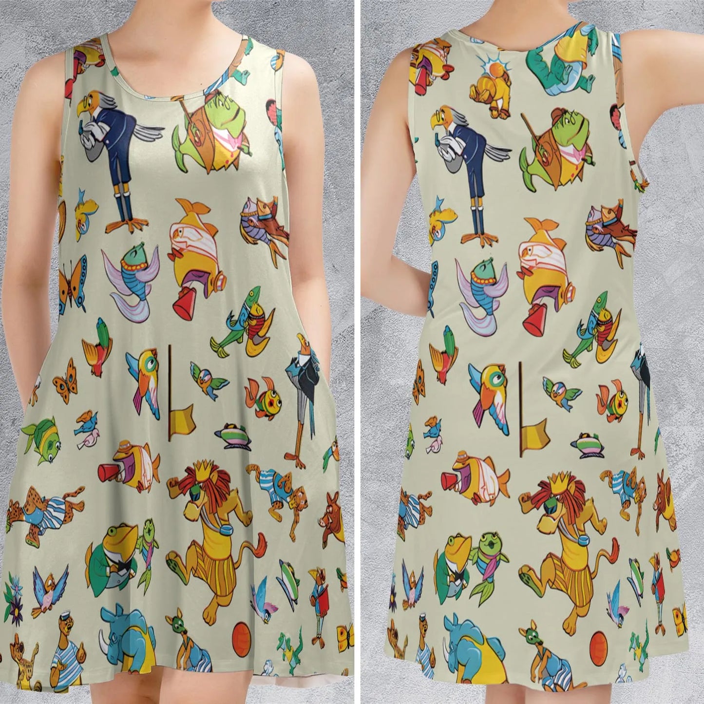 Sleeveless Dress - P3LCVD4K