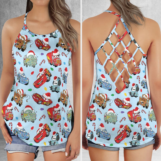 Criss Cross Tank Top - T61B9483 -  - 1