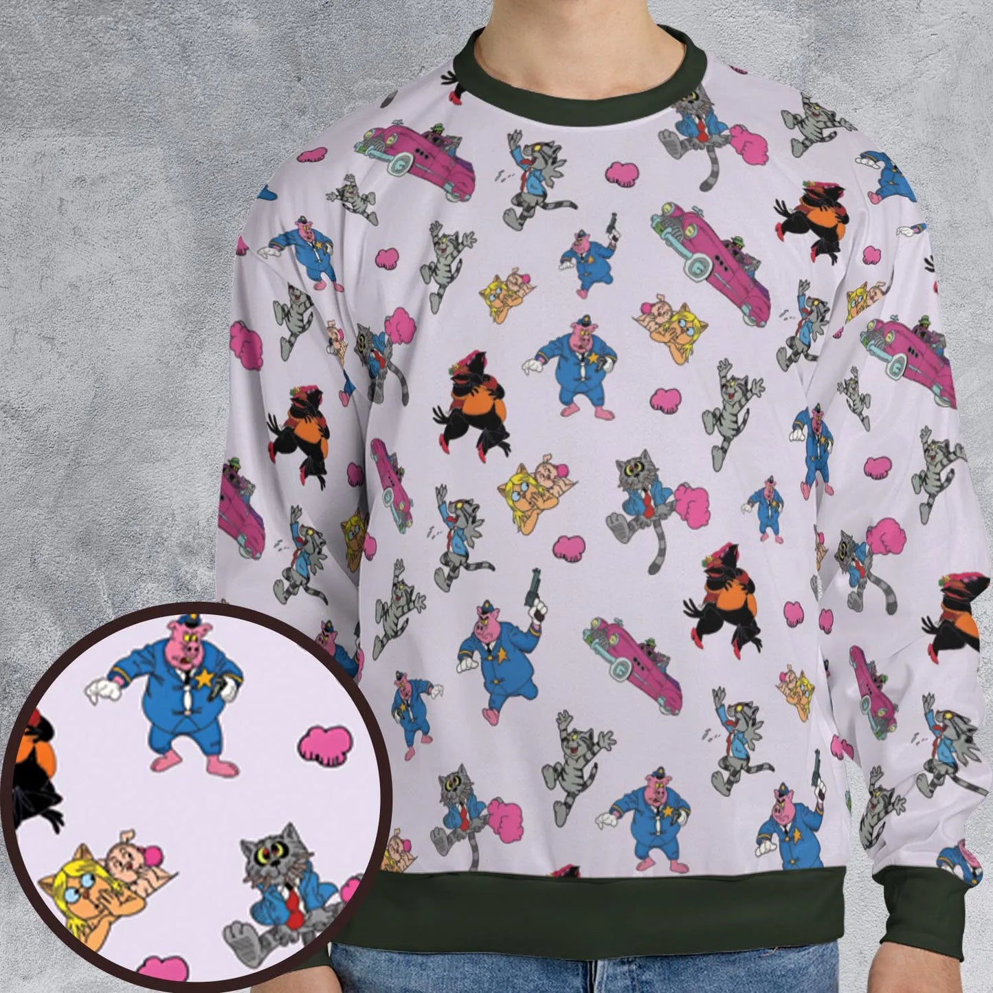 All-over Print Sweatshirt - 4WU5Q867