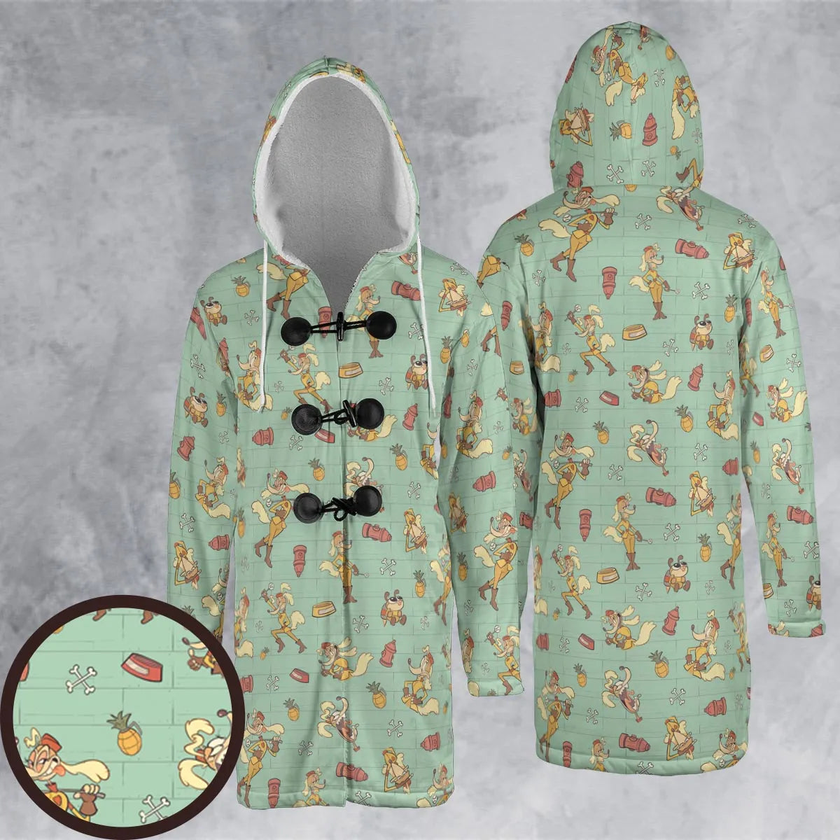 Hooded Cloak Coat - ULFD51LF