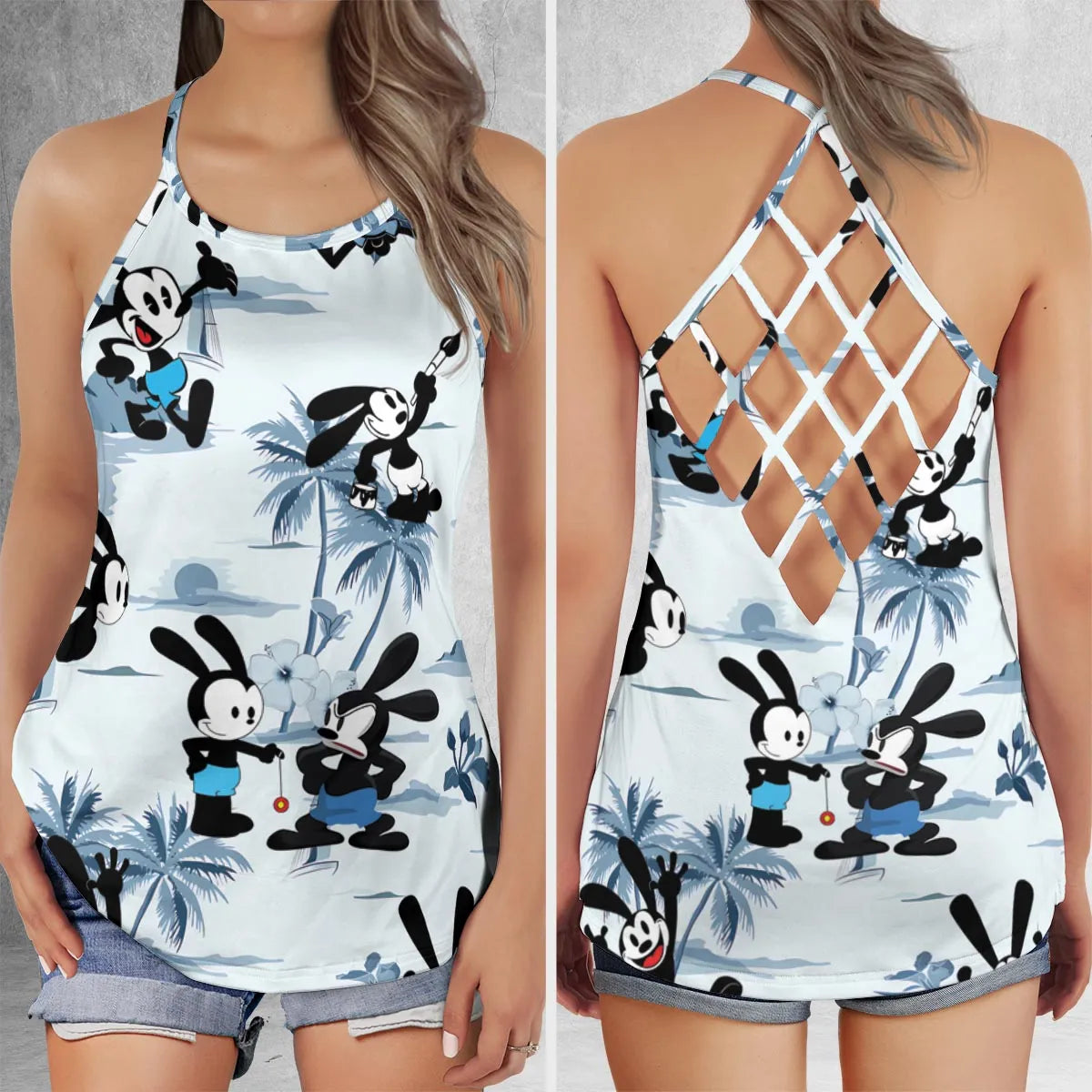 Criss Cross Tank Top - ETEVQKNS