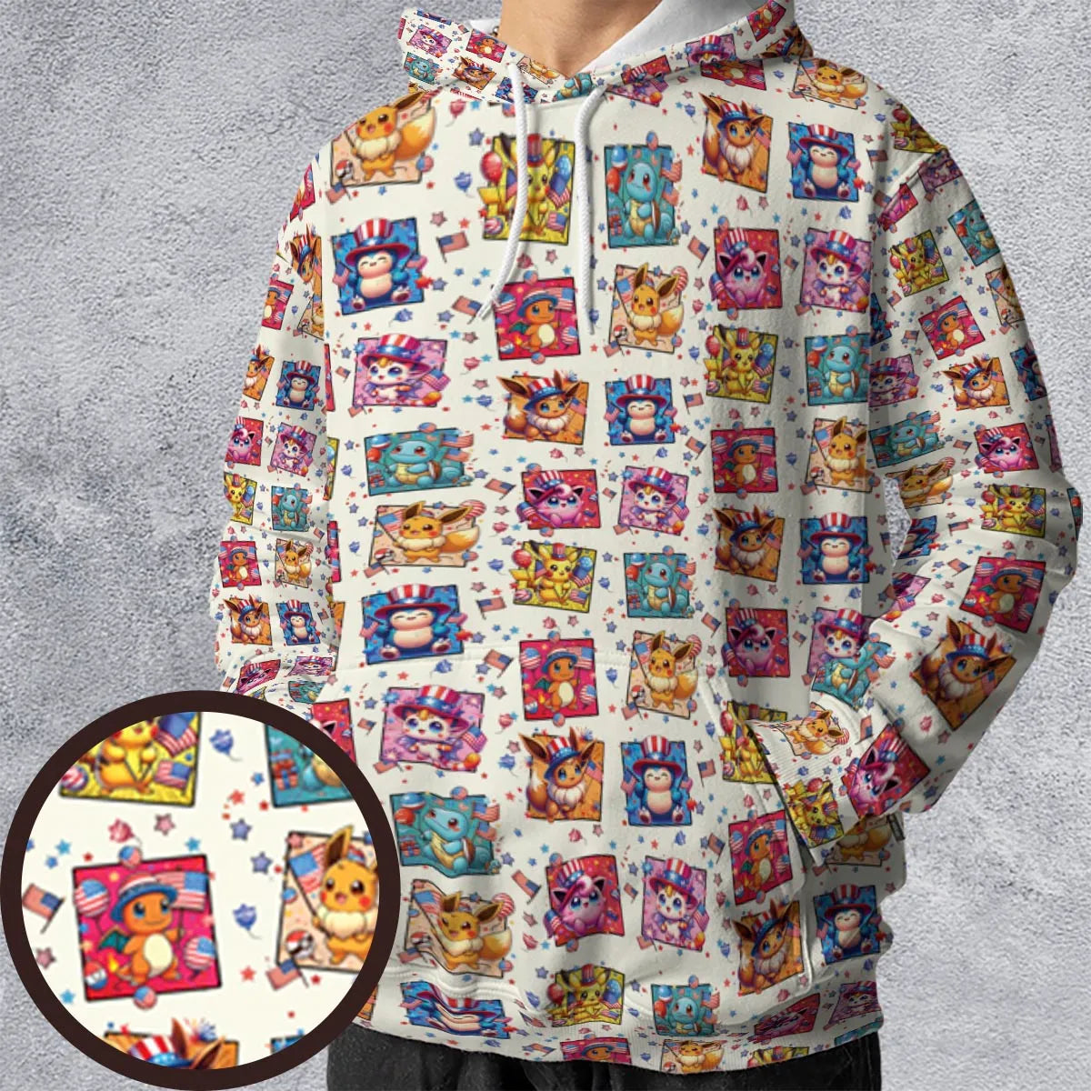 All-over Print Hoodie - W1QGGB4W