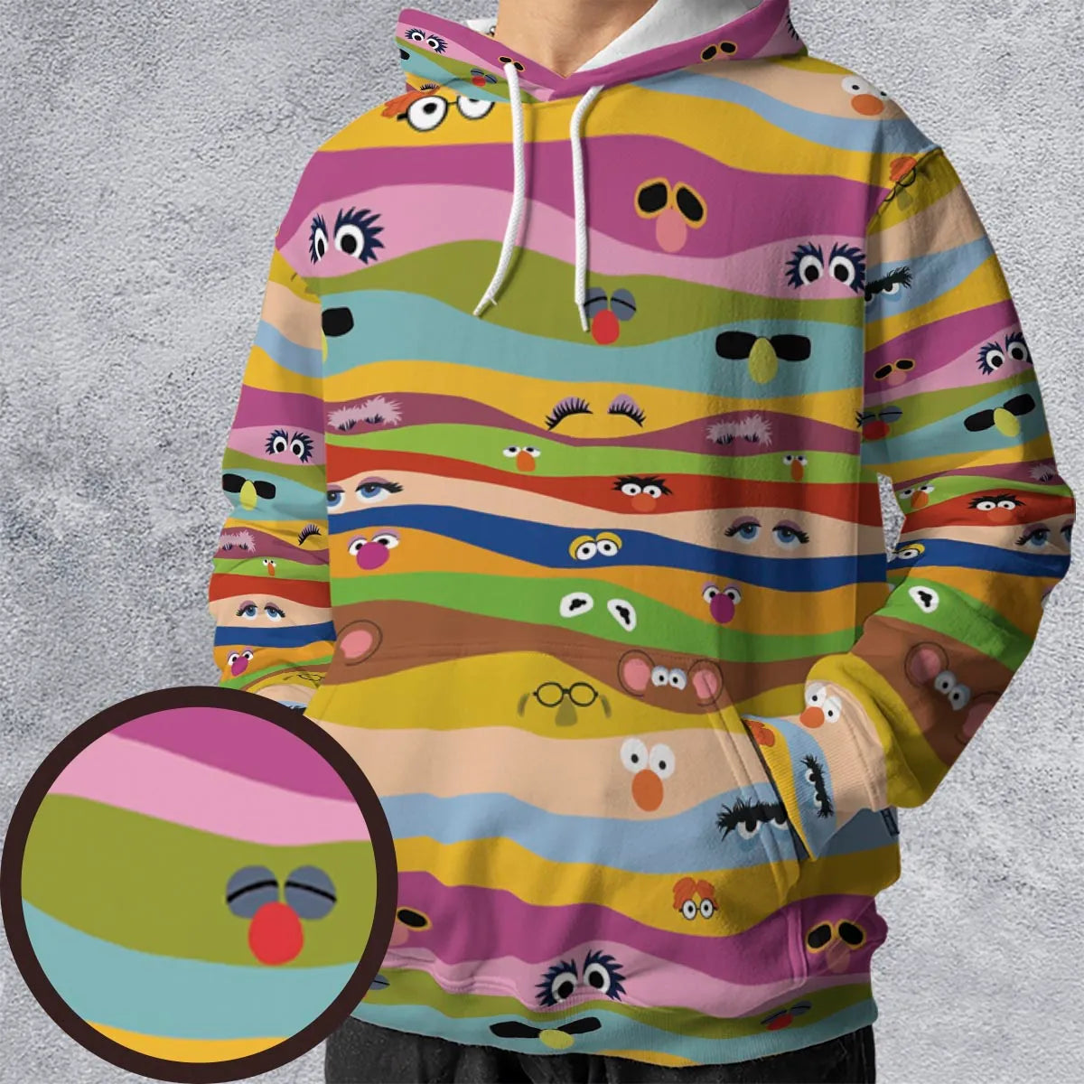 All-over Print Hoodie - RN56JQJB