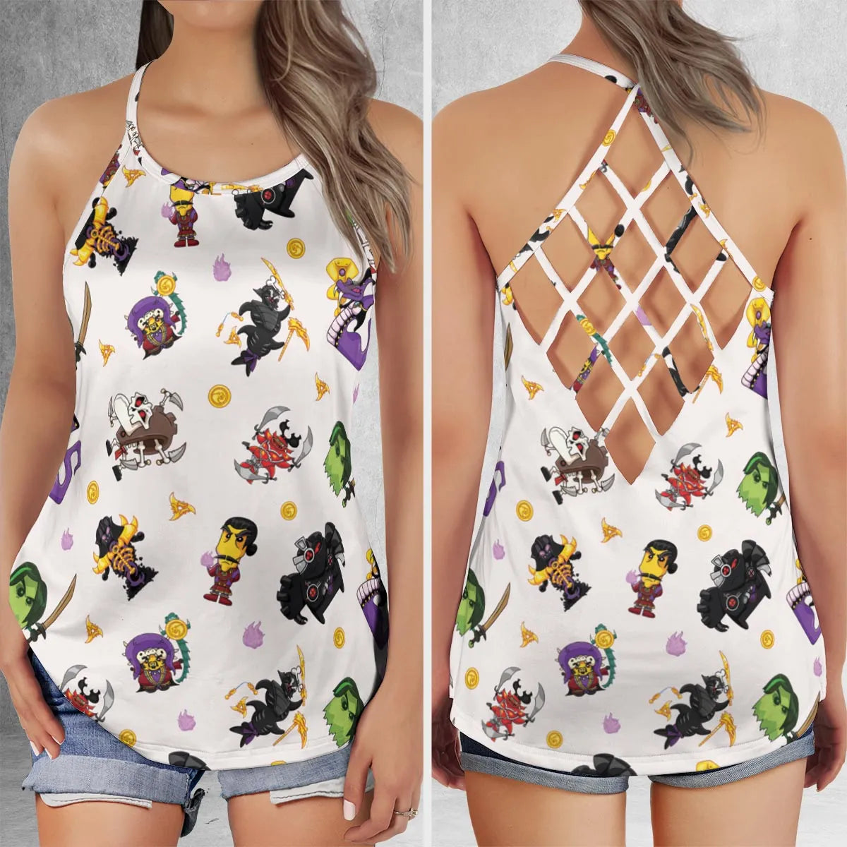 Criss Cross Tank Top - 1QXAYHX6