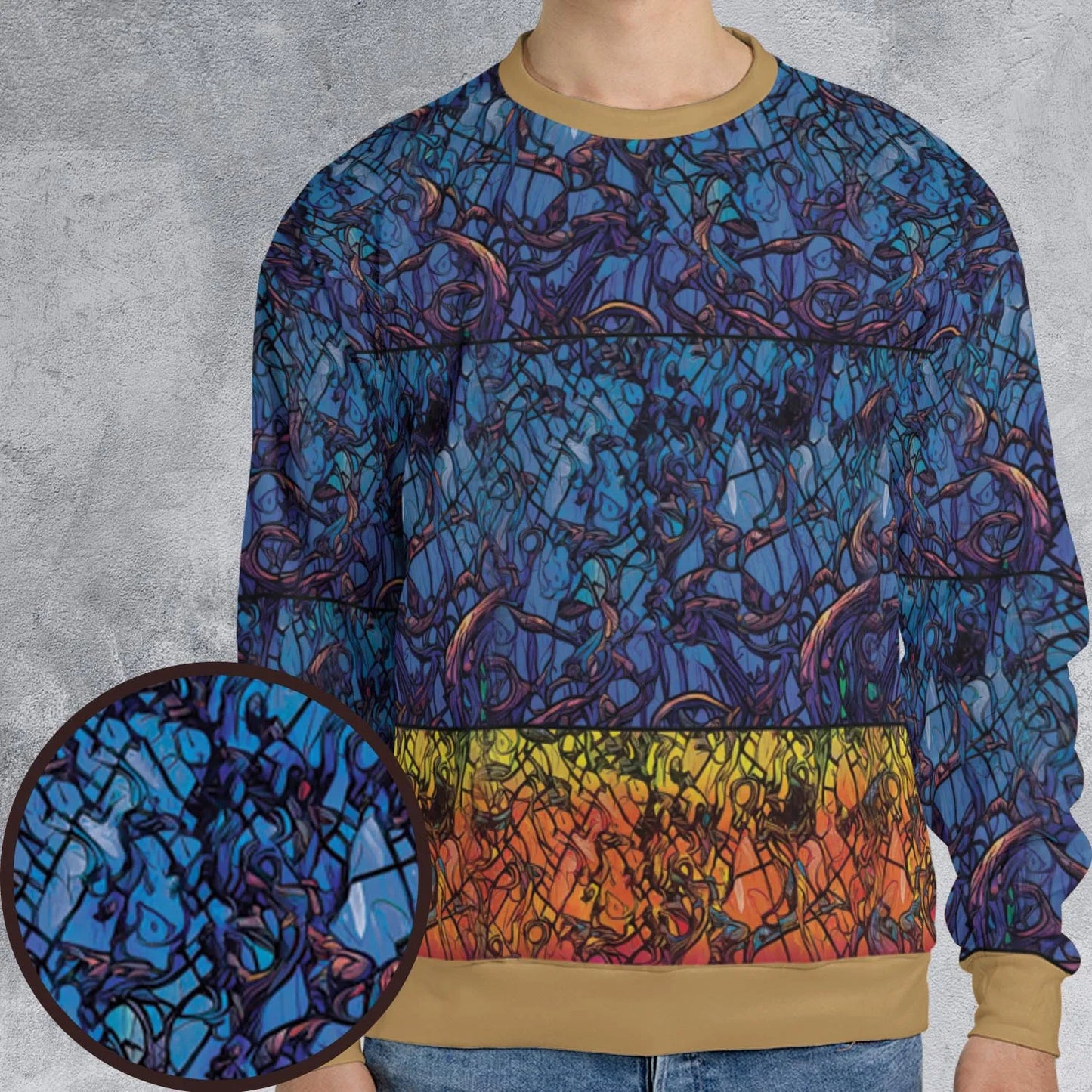 All-over Print Sweatshirt - ERGRGNLL