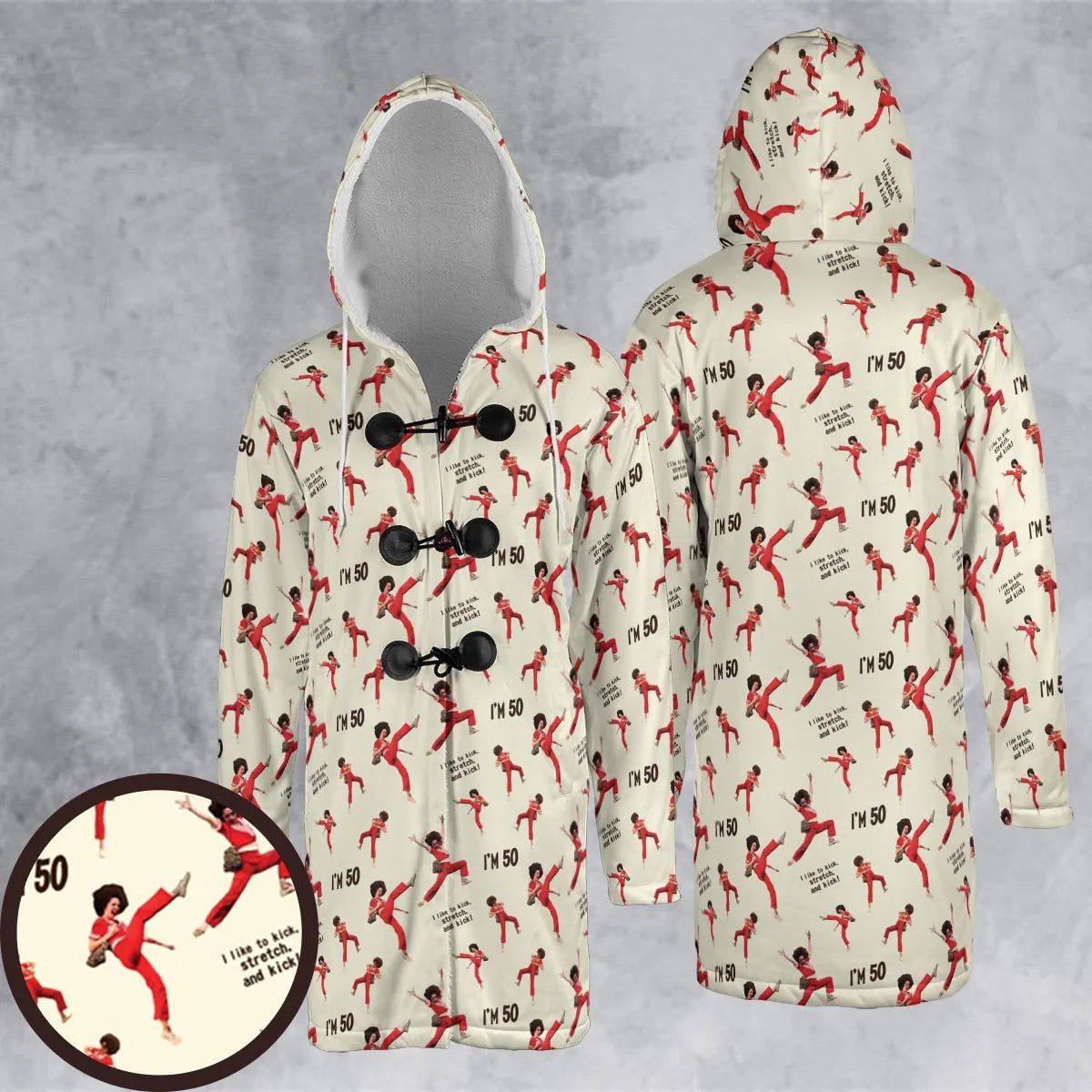 Hooded Cloak Coat - P5CB3HBF