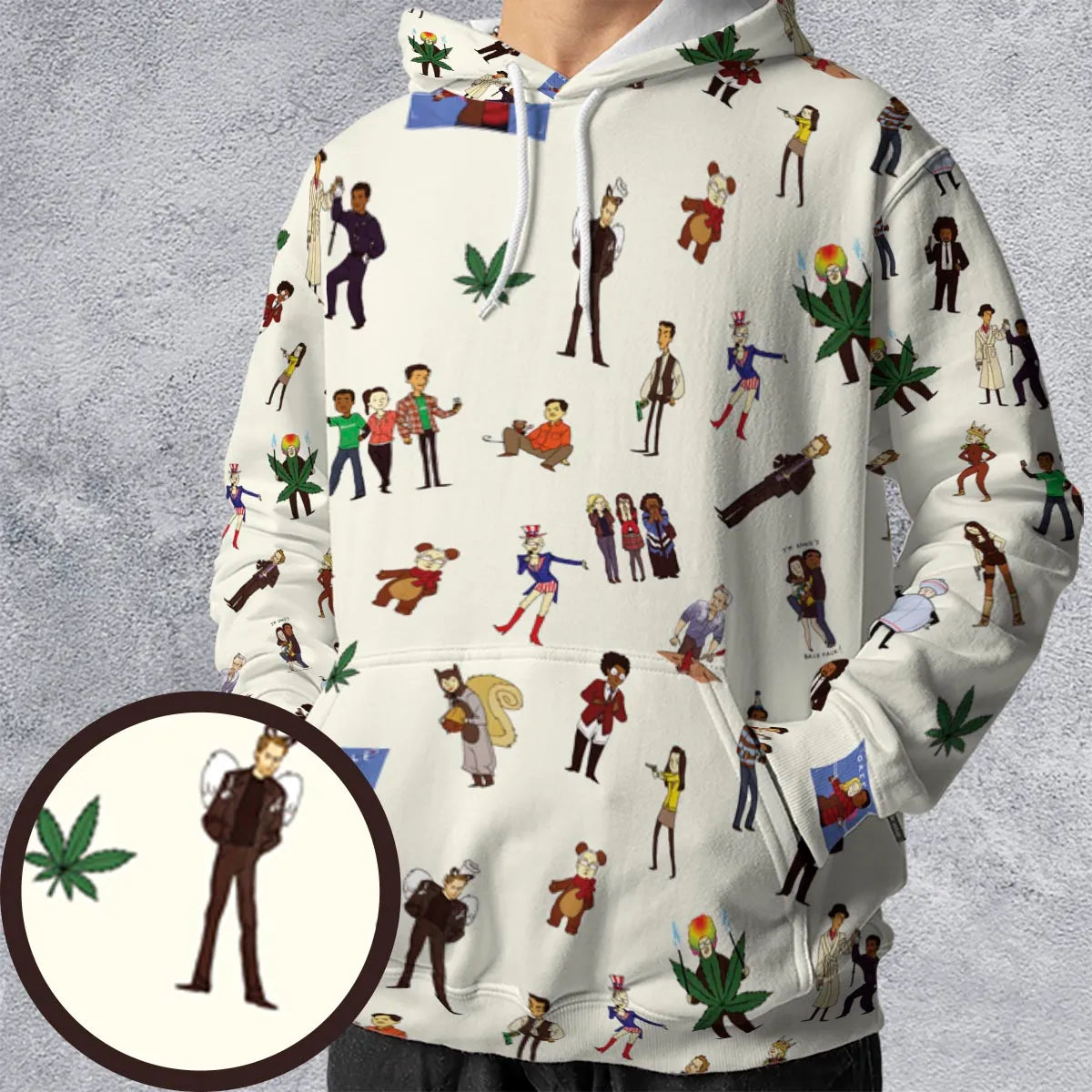 All-over Print Hoodie - 7TQ9XFTK