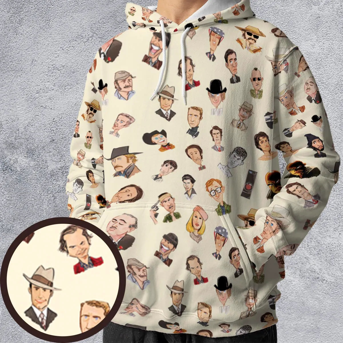 All-over Print Hoodie - CXK3V7T1