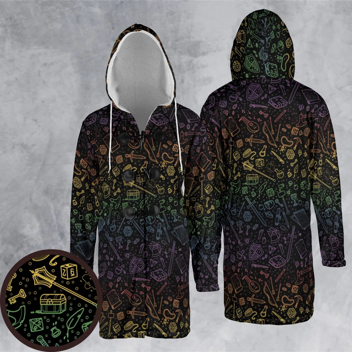 Hooded Cloak Coat - 349QGW9Q