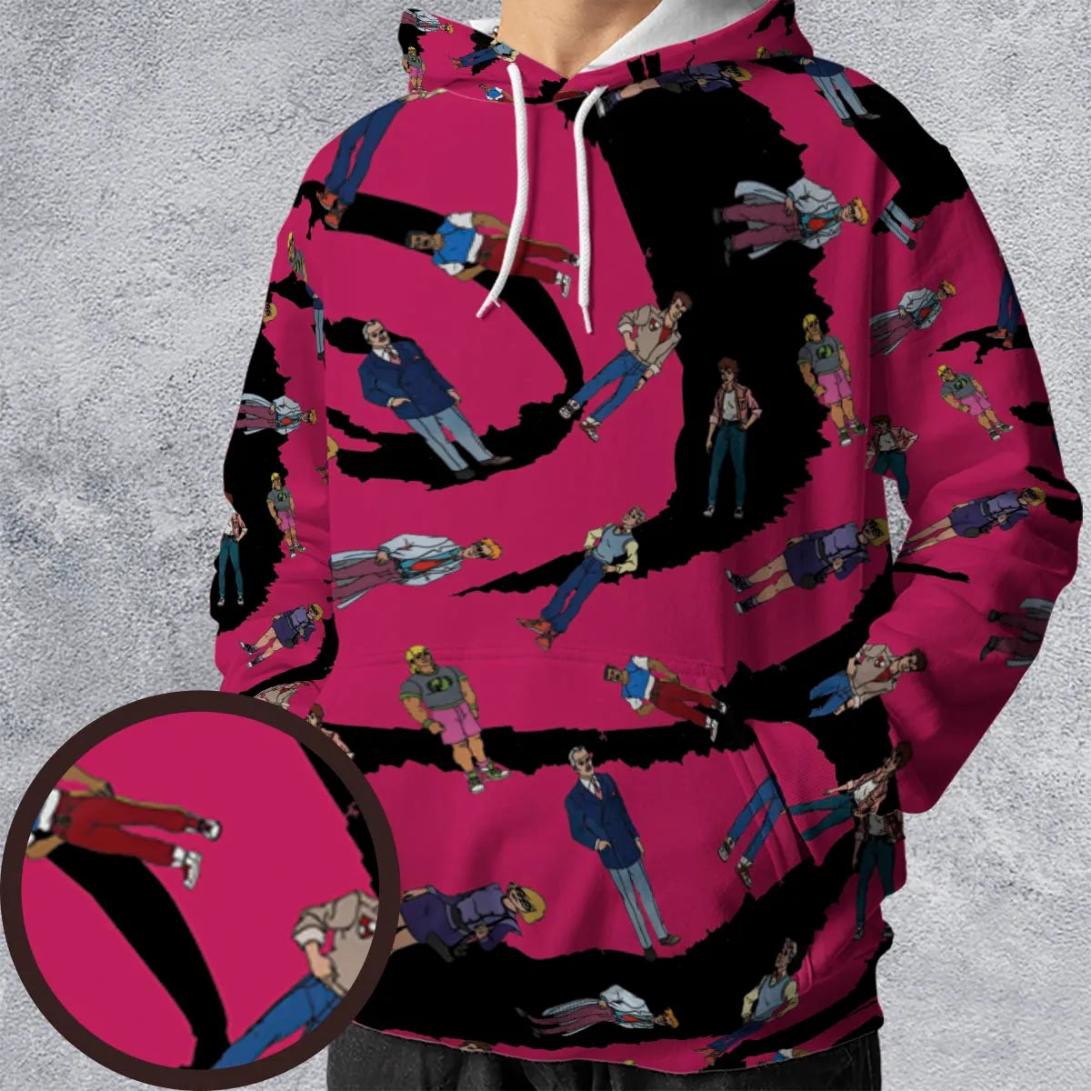 All-over Print Hoodie - 3X6M8CKZ