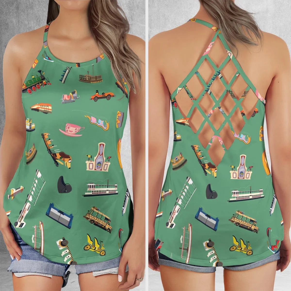 Criss Cross Tank Top - BZTRVR5L