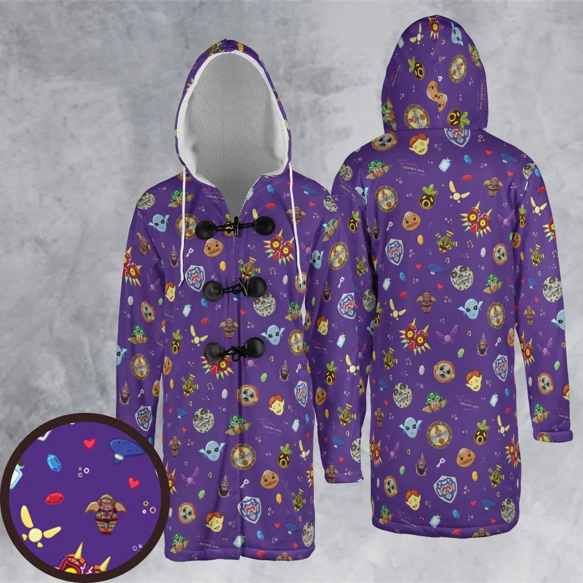 Hooded Cloak Coat - 1NRMNYBT