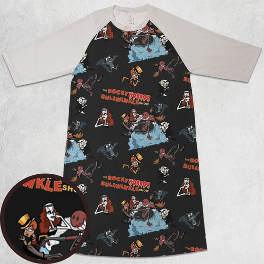 3/4 Sleeve Raglan Dress - BVNRCMXH