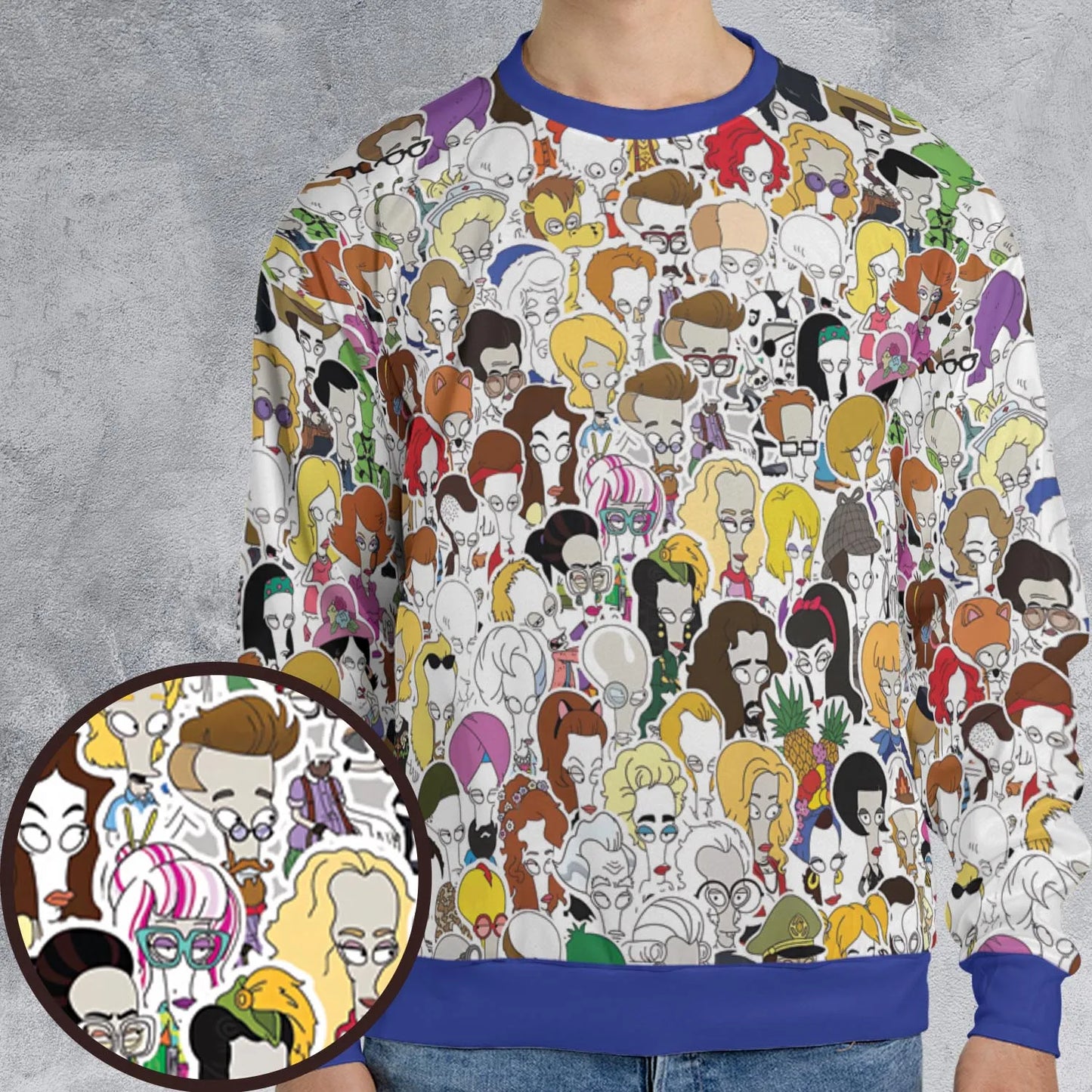 All-over Print Sweatshirt - Z65R9FLP