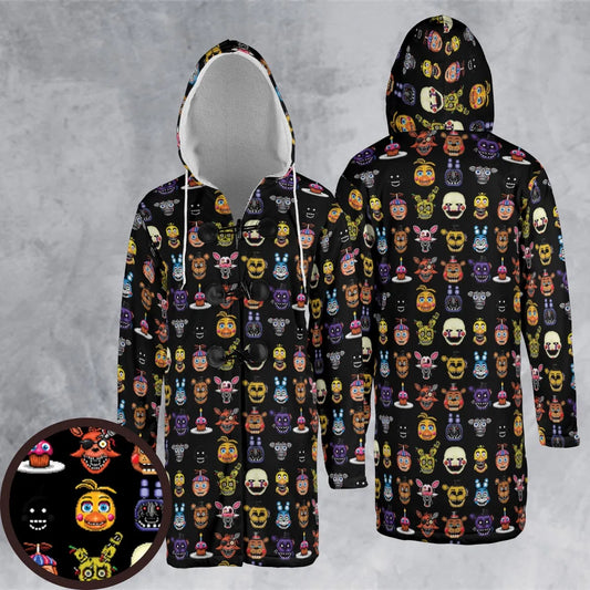 Hooded Cloak Coat - 8CR42166