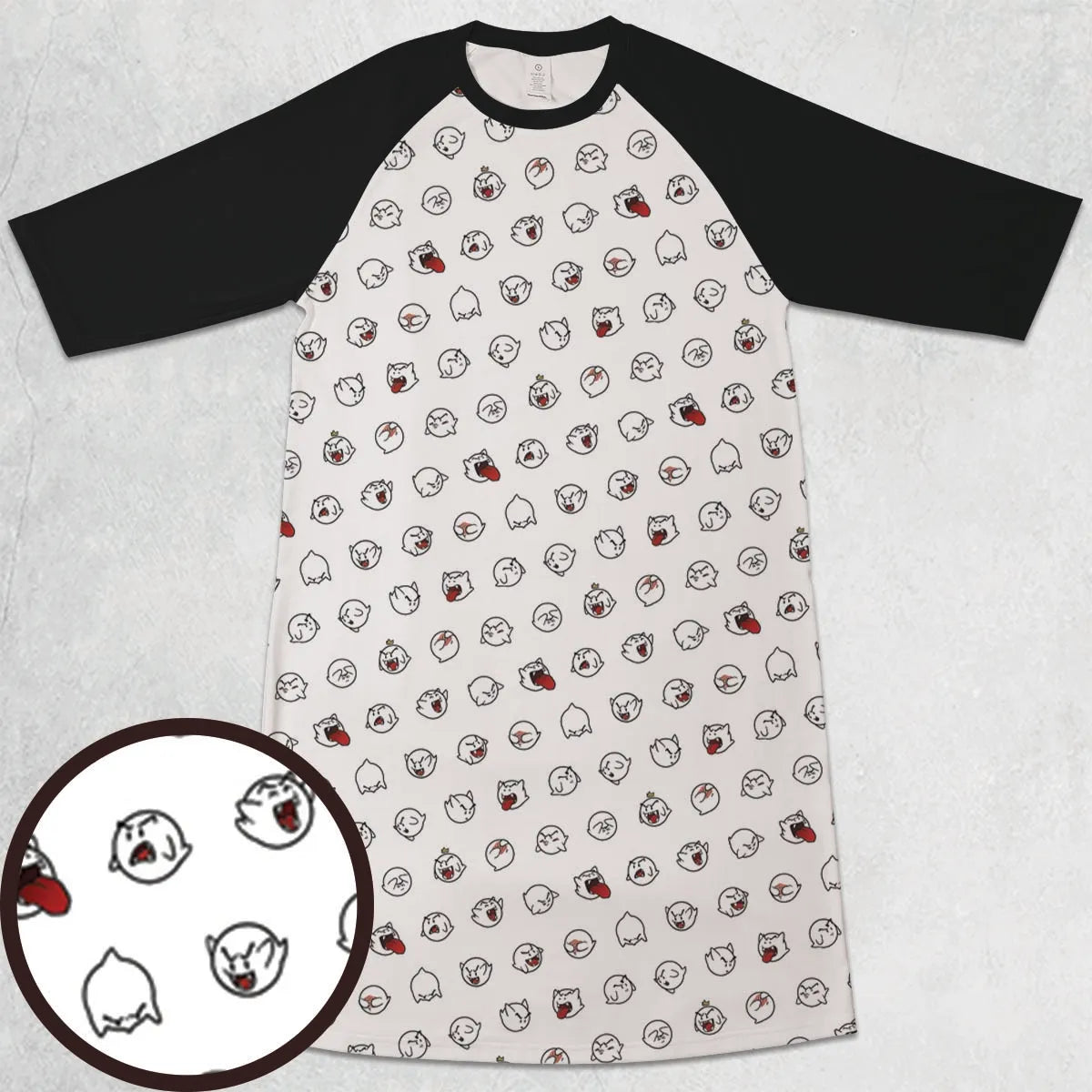 3/4 Sleeve Raglan Dress - 3X7T8SH8