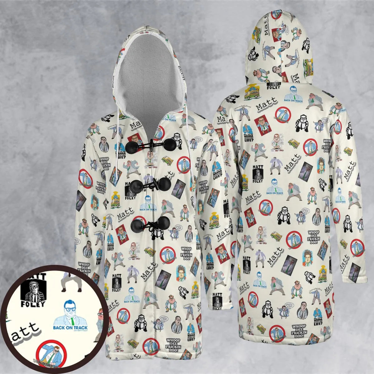 Hooded Cloak Coat - FG5K1REP