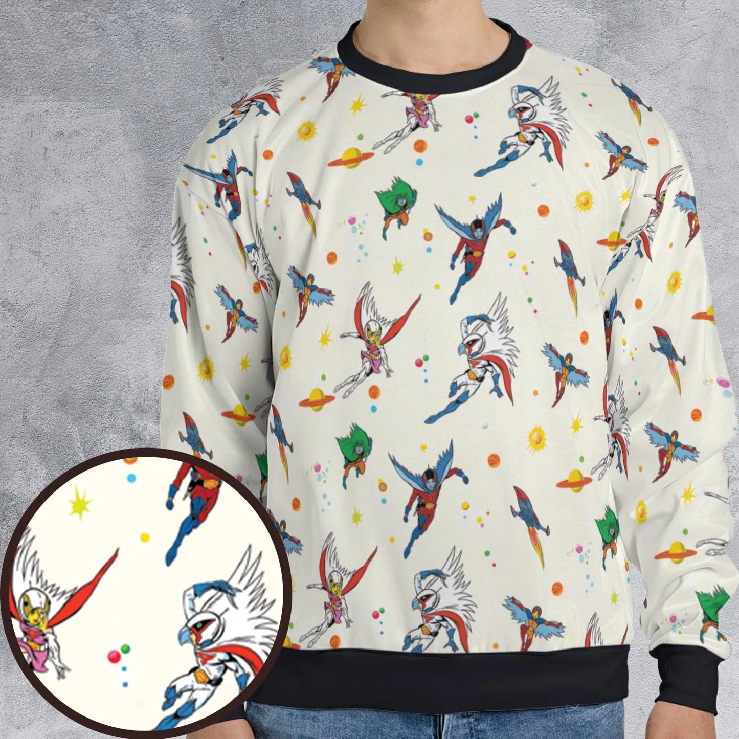 All-over Print Sweatshirt - FERY4YX9