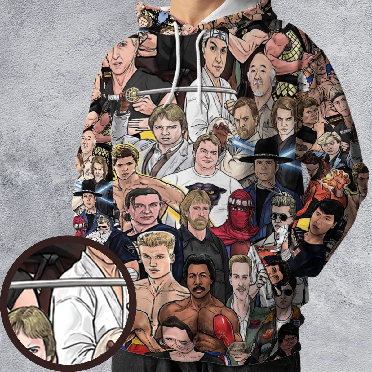 All-over Print Hoodie - FLWQ482R