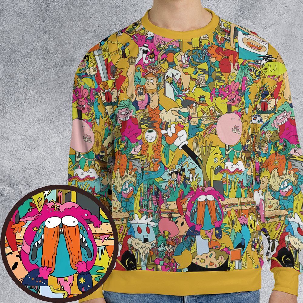 All-over Print Sweatshirt - A6YV5LNT -  - 1