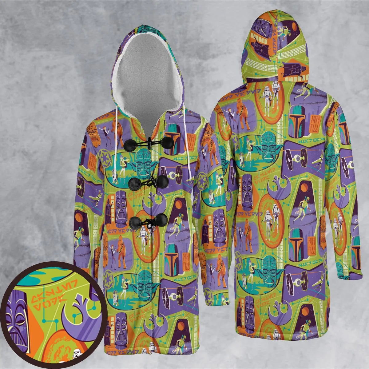 Hooded Cloak Coat - RDJKDRCN
