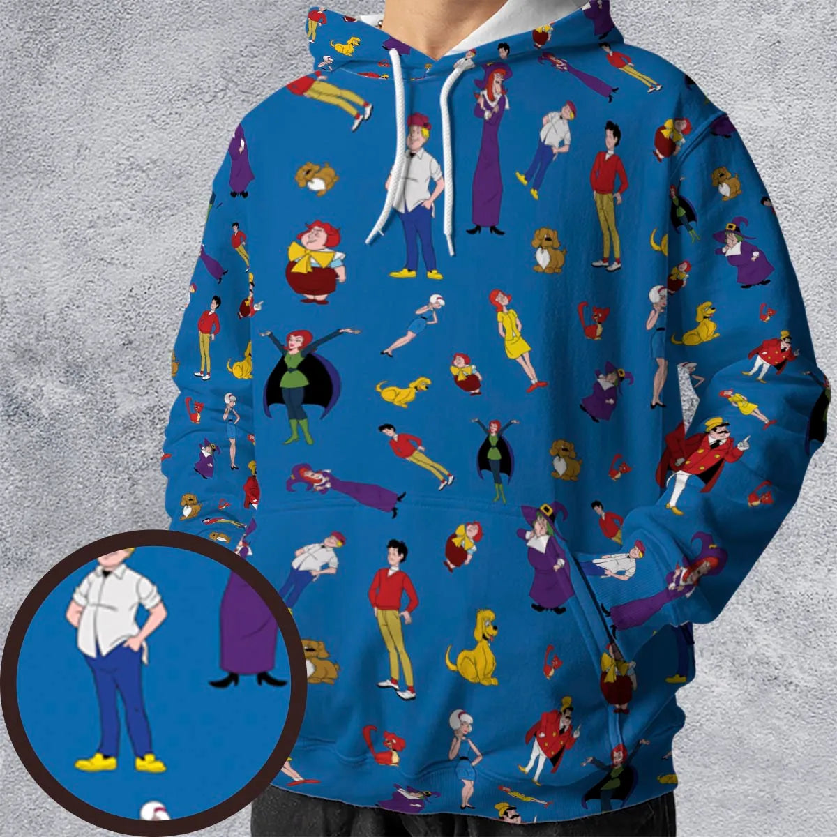 All-over Print Hoodie - FDEFKJRM