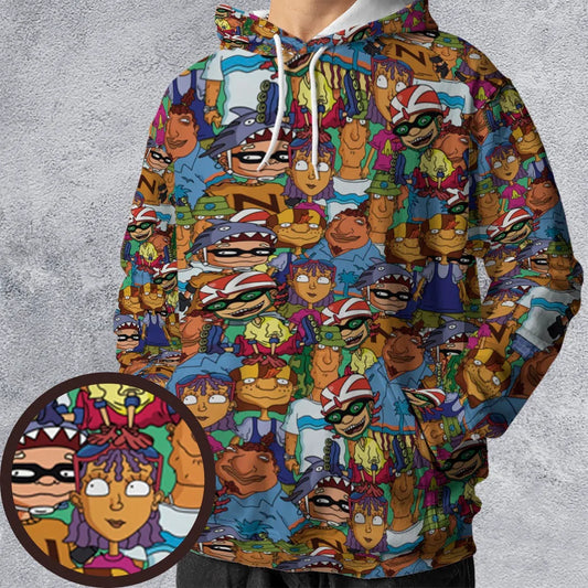 All-over Print Hoodie - 96Q8ESSG