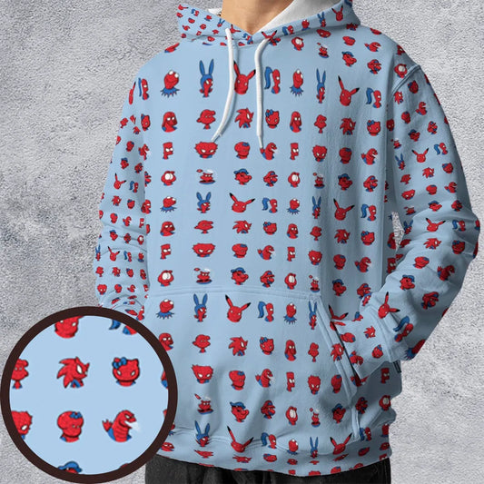 All-over Print Hoodie - 7CYGB4E5