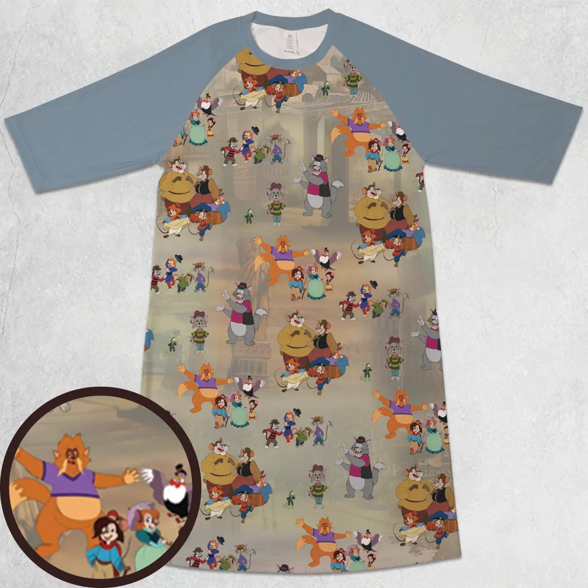 3/4 Sleeve Raglan Dress - 612M5CSD
