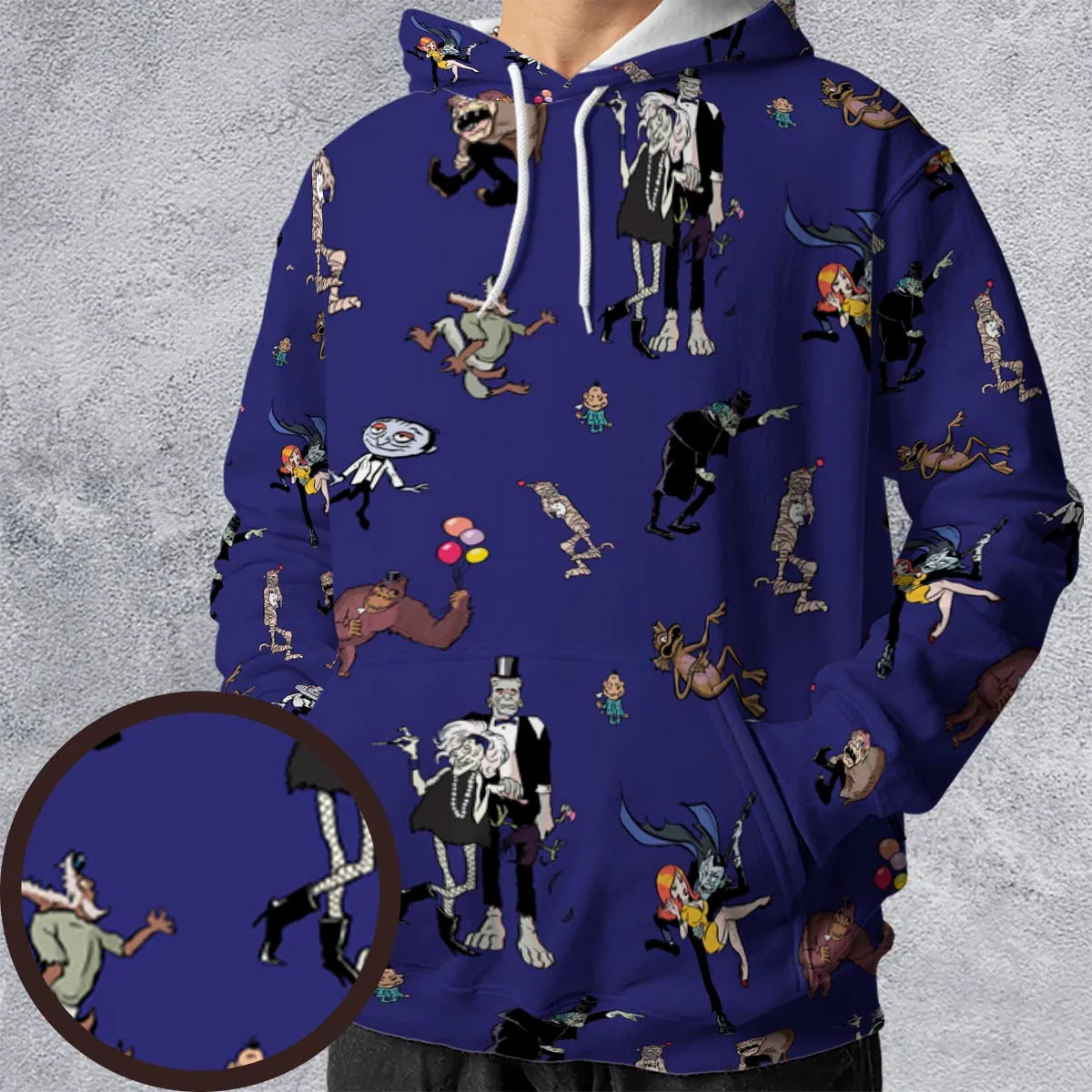 All-over Print Hoodie - V1WV7BP9