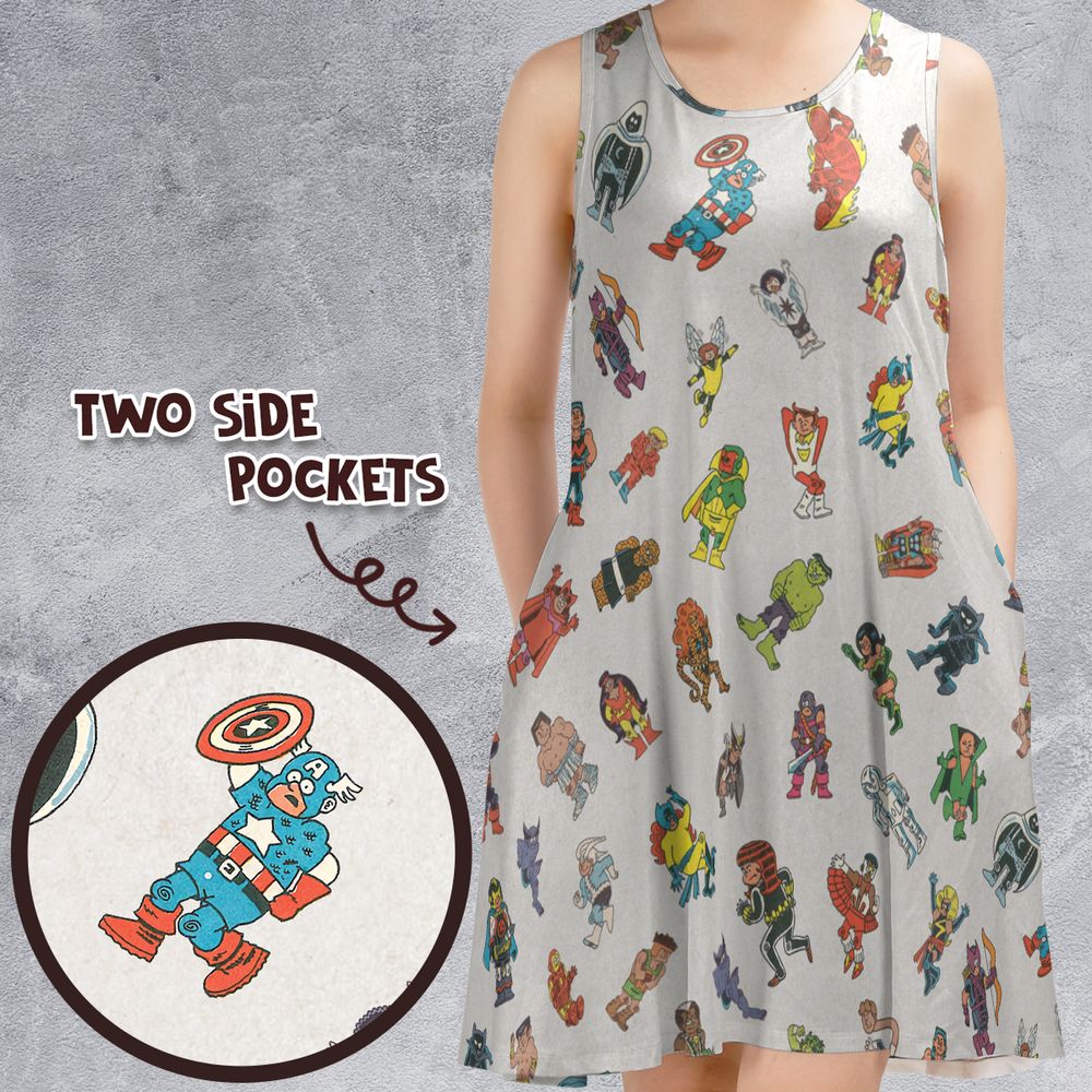Sleeveless Dress - 44M1AGN5 -  - 1