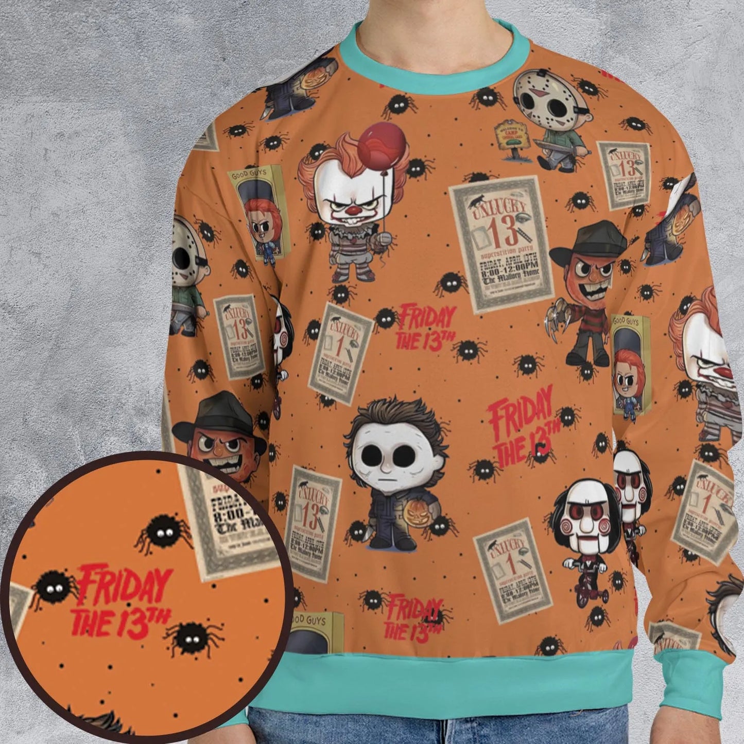 All-over Print Sweatshirt - 5QD923RR
