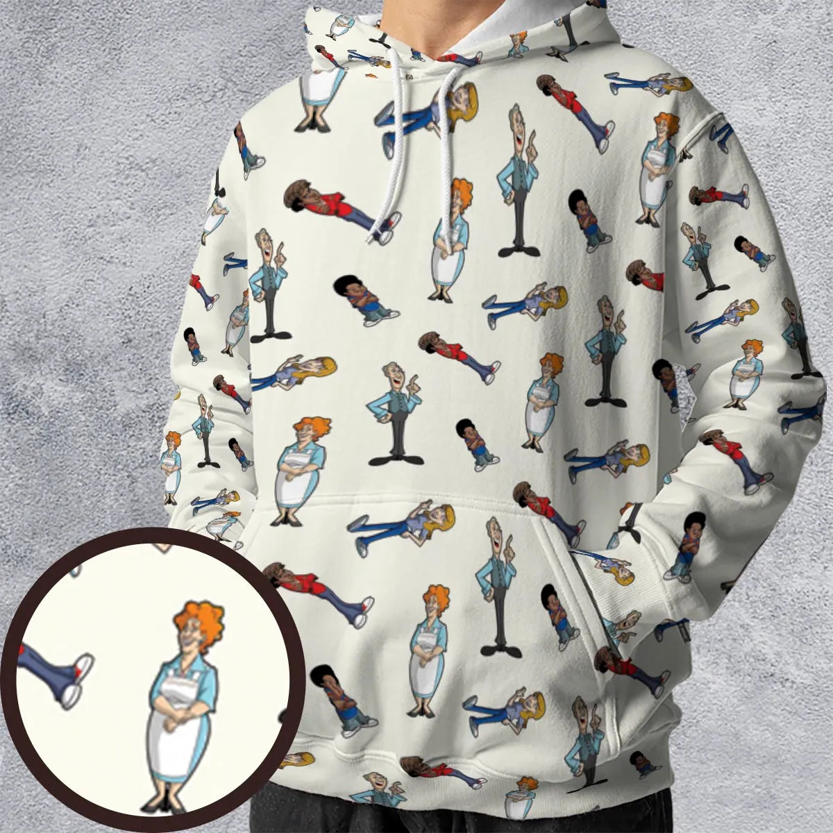 All-over Print Hoodie - P5R3J2KJ