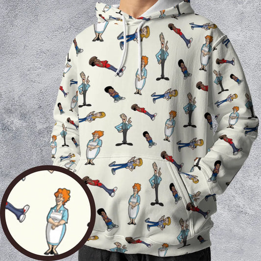 All-over Print Hoodie - P5R3J2KJ