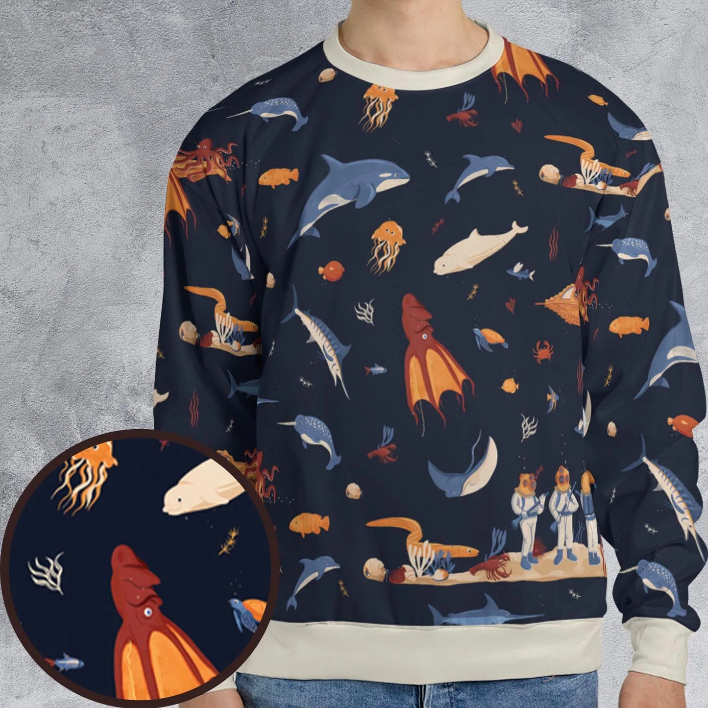 All-over Print Sweatshirt - SD88JMHE