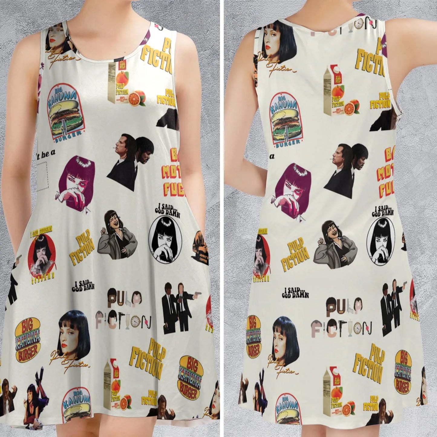 Sleeveless Dress - F8S1XT4B