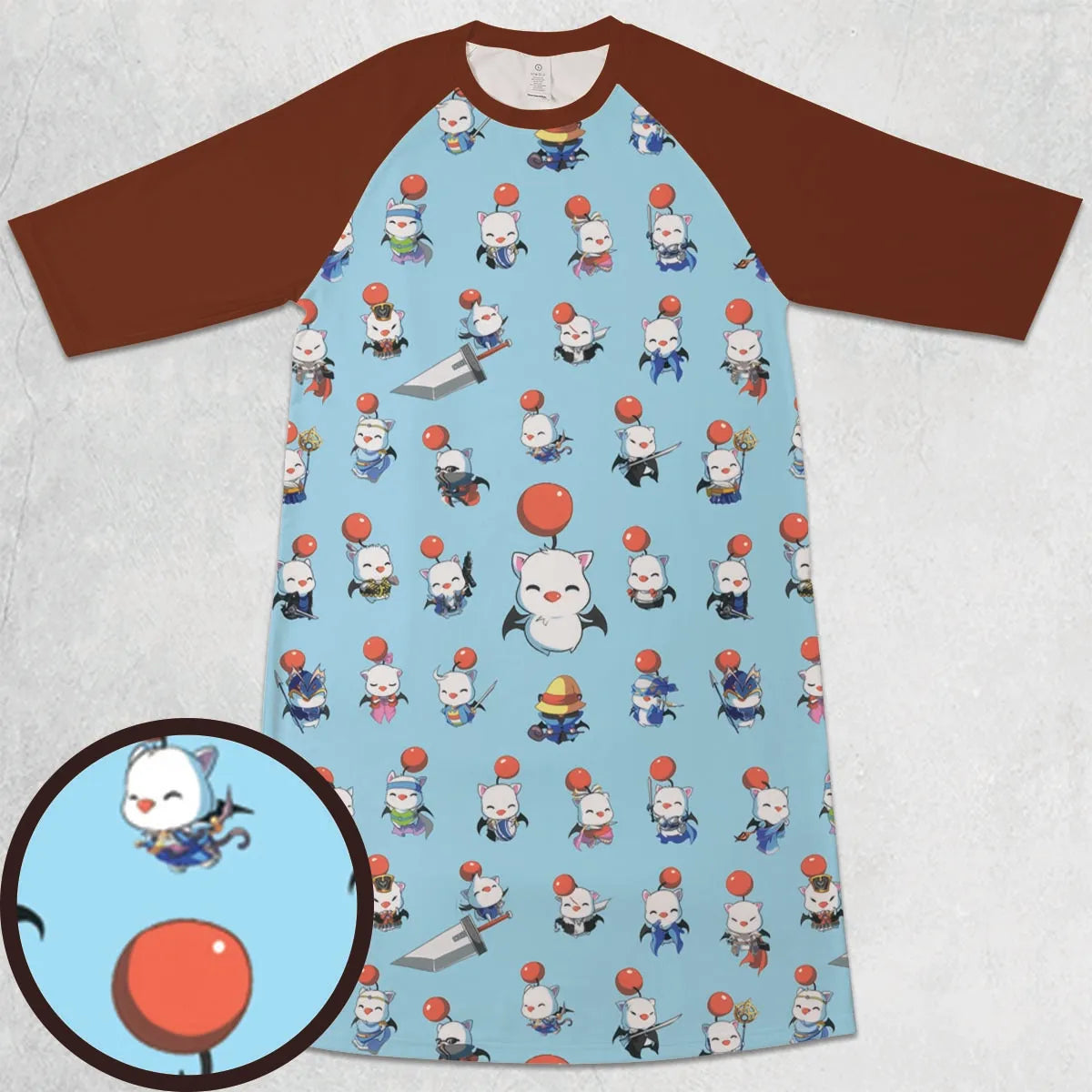 3/4 Sleeve Raglan Dress - RGQ471LD