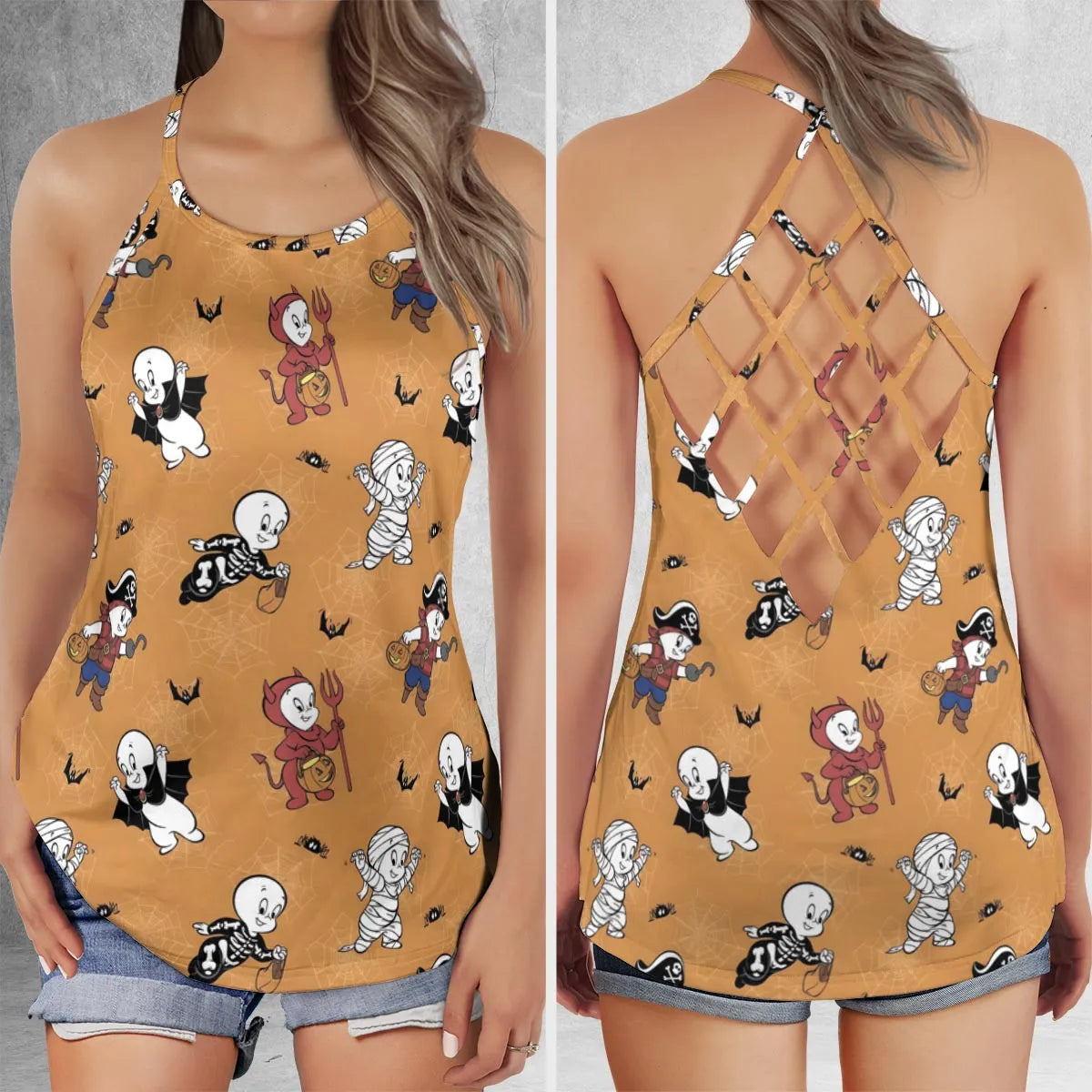 Criss Cross Tank Top - 3FJ5HYS2