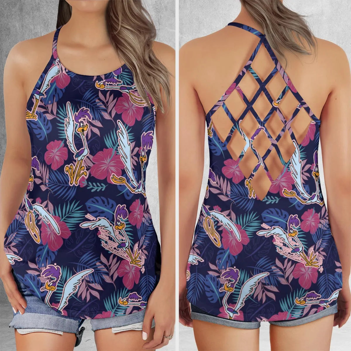 Criss Cross Tank Top - YL1WWQZD