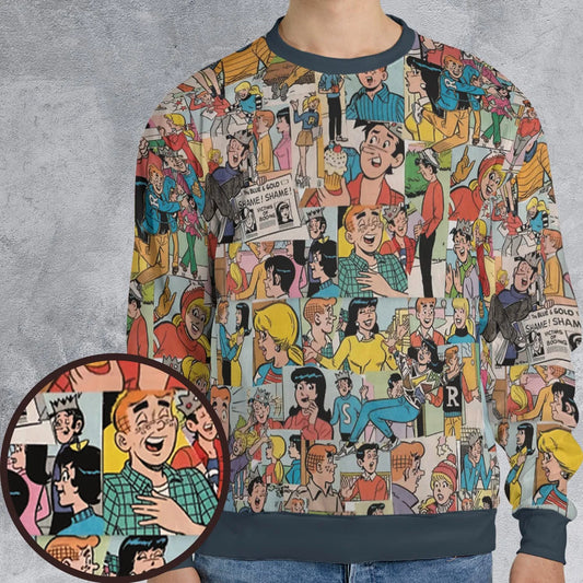 All-over Print Sweatshirt - HX4LND5H