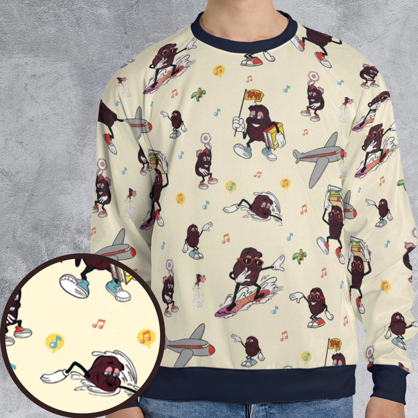 All-over Print Sweatshirt - EEK3QTYT