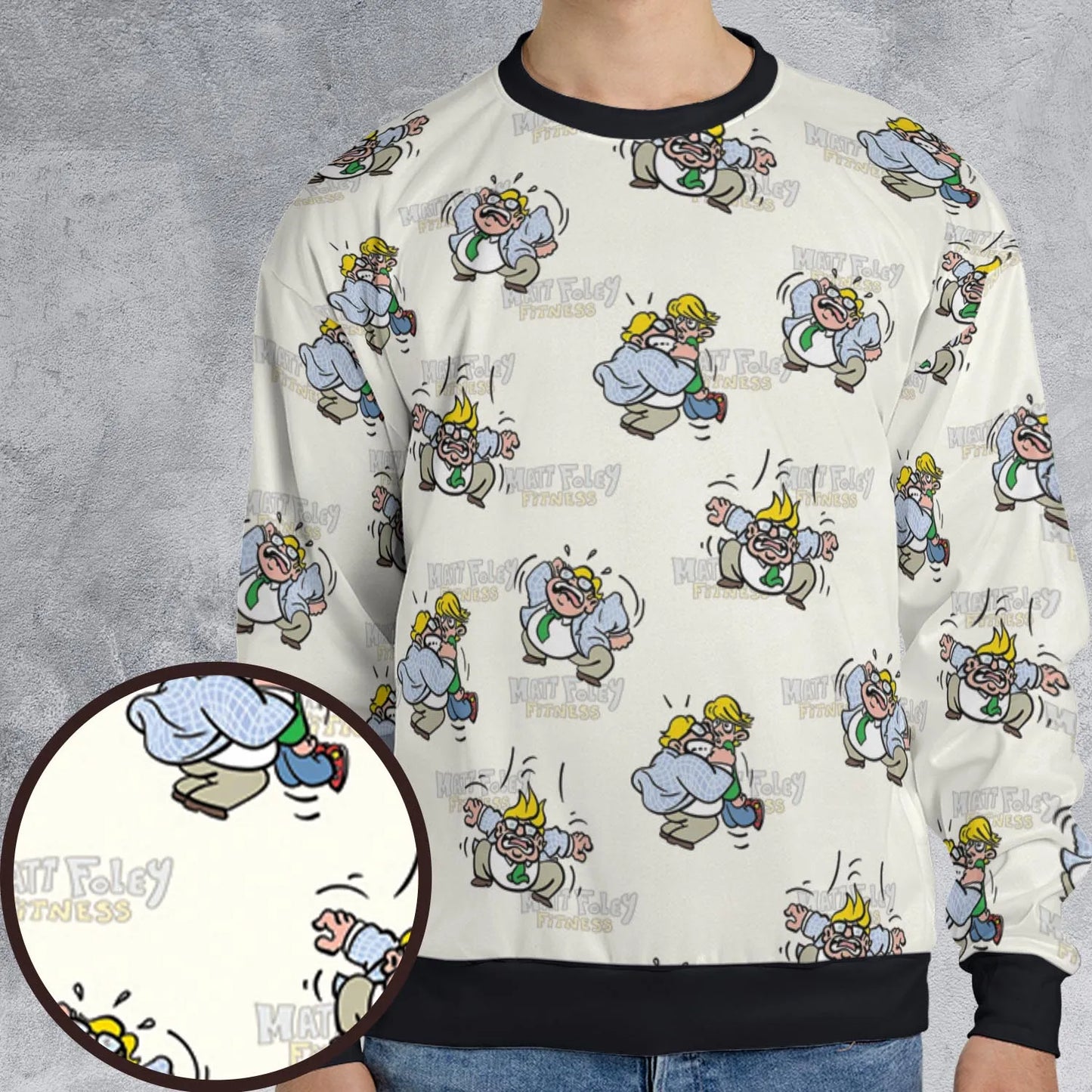 All-over Print Sweatshirt - FSQLVK5S